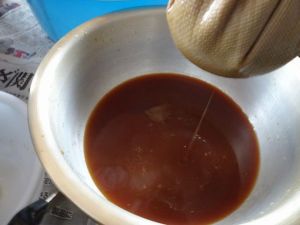 醤油を絞り 醤油を絞り