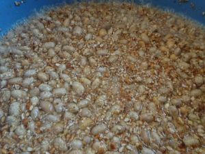 醤油の仕込み 醤油の仕込み